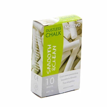 

10pcs/pack Dustless White Drawing Chalk For School Education Chalks High Quality Art Crafts Stationery Office Supplies Marker