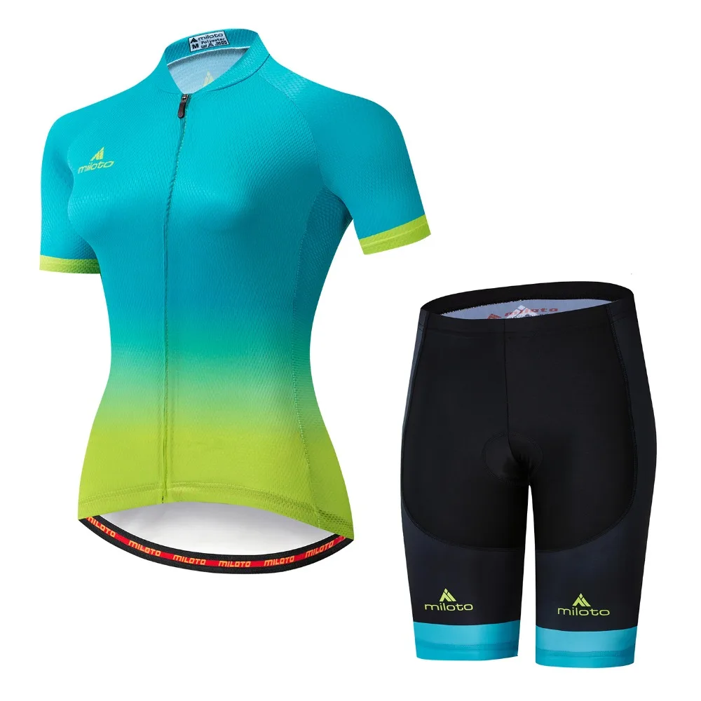 2020MILOTO Pro Team Bike Cycling Suit Set De Ropa Ciclismo Mountain Bike Bike Riding Women's Road Bike Uniforme Bike Set Ropa