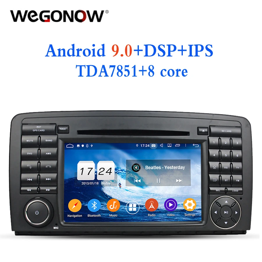 TDA7851 Android 9 0 для Benz W251 W280 W300 W320 W350 W500 4 Гб ОЗУ + 32 ГБ Автомобильный dvd плеер Wifi данные