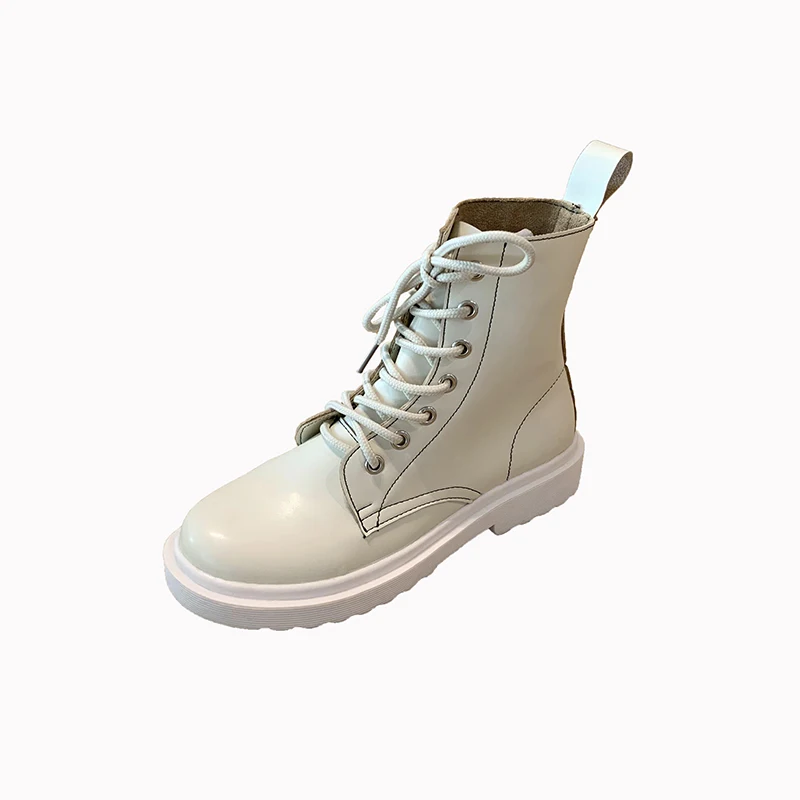 

Martin Boots Female British Wind 2019 New Wild Cool Hip Hop Handsome Chelsea Short Boots High To Help Net Red Thin Shoes