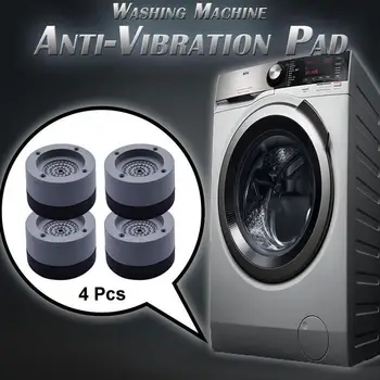 

4Pcs Anti-slip And Noise-Reducing Washing Machine Feet Vibration Pads Heavy Duty Dryer Furniture Non Slip Antivibration Floor