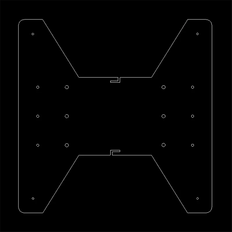 Creality CR-10 S5 Y-AXIS карета алюминиевая пластина Горячая кровать поддержка сборка пластина CR-10 5S 500 мм части 3D принтера
