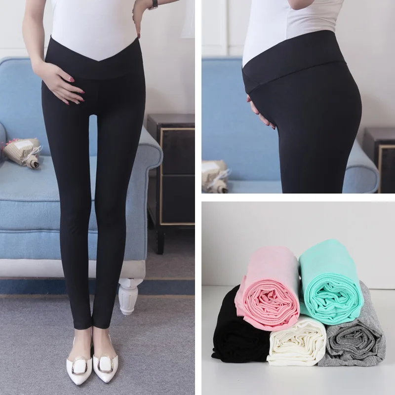 

New Style Maternity Pants Cotton Modal Low-Rise Leggings Summer Thin Section Slim Fit Pants Pants