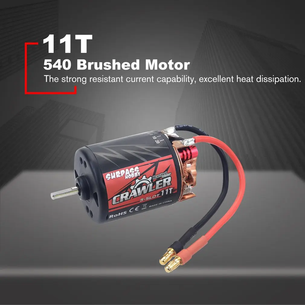 SURPASSHOBBY 540 карбоновый матовый мотор 11 T/13 T/16 T/20 T и 60A электронный регулятор скорости Набор для RC автомобиля и грузовик Гусеничный