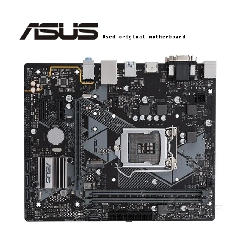 

For Asus PRIME H310M-A R2.0 Original Used Desktop Intel H310 H310M DDR4 Motherboard LGA 1151 i7/i5/i3 USB3.0 SATA3