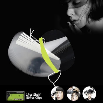 

50Pcs Baffle Block Eyeprotector Hair Face Cover Transparent Face Mask, Eyeprotector Hair Face Cover Pro Salon Hair Tools