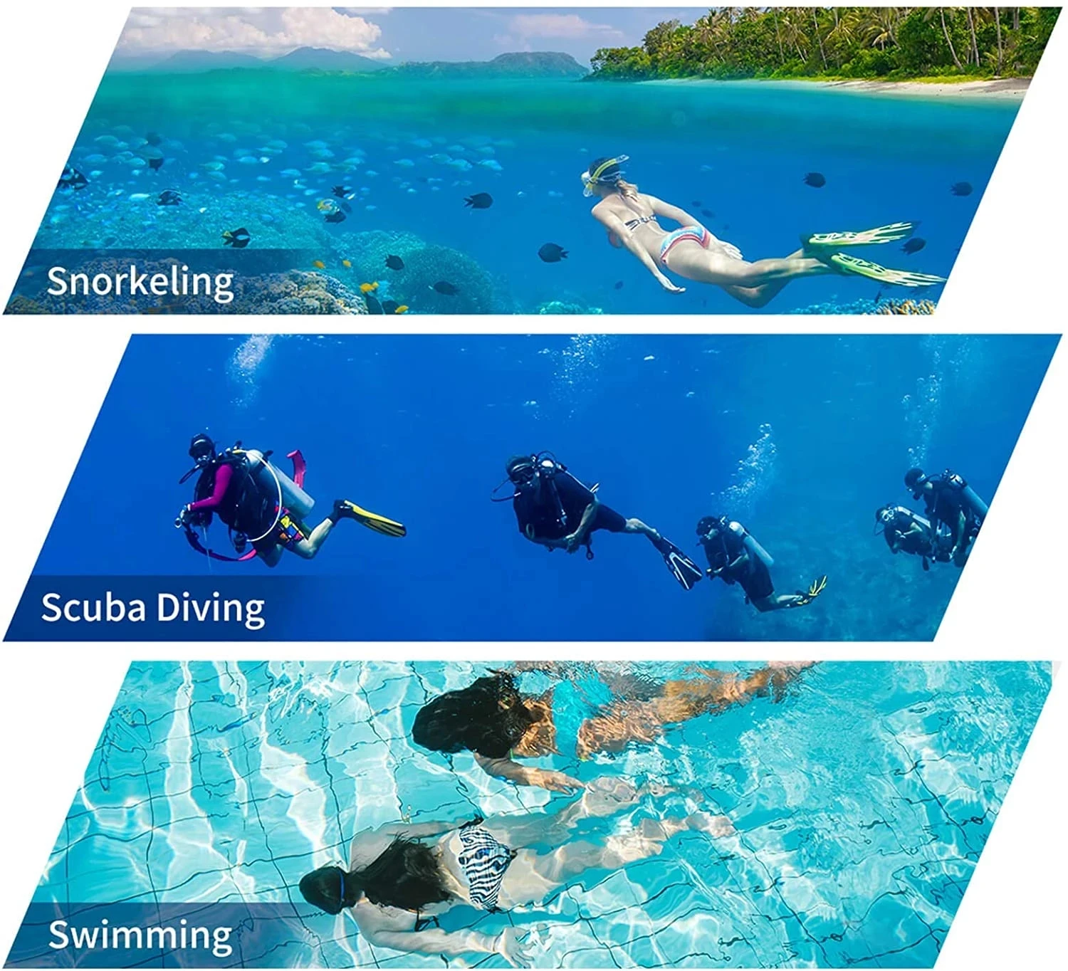 Professional Scuba Diving Mask and Snorkels Anti-Fog Goggles Glasses Diving Swimming Easy Breath Tube Swimming Equipment Best 6