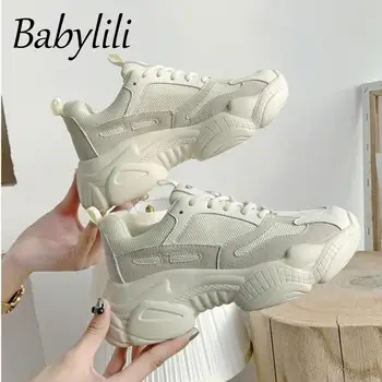 

Korean Version of 2019 Summer New Ins Super Fire Net Red Thick Bottom Shoes Women Breathable Casual Sports Shoes Tide