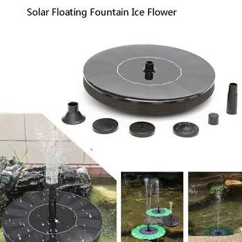 

1 Set Solar Fountain Floating Fountain Pump Kit for Pool Garden Pond Watering Submersible Round Fountain Pump Free Shipping