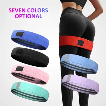 

Hip Resistance Band Non-Slip Squat Hip Thruster Loop for Booty Exercise Fitness Unisex Booty Band Circle Loop Resistance Band