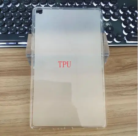 Прозрачный Сверхмощный 2 в 1 Гибридный Прочный чехол для samsung Galaxy Tab A 8,0 SM-T290 SM-T295 T290 T295 T297 планшет силиконовый чехол+ ручка - Цвет: Прозрачный