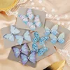 2pcs/Set New Cute Colorful Butterfly Hairpin For Women Girls Sweet Hair Ornament Clip Barrette Headband Fashion Hair Accessories ► Photo 2/6