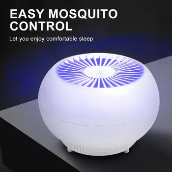 

LED Mosquito Trap UV Lamp Physical Mosquito Killer Repellent USB Flying Pests Repeller Lamp for Indoor