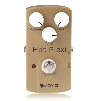 

New Aluminum alloy Effect Pedal Hot Plexi Electric Guitar Effect Pedal Overdrive Distortion True Bypass about 11.7 * 6.7 * 5.1cm