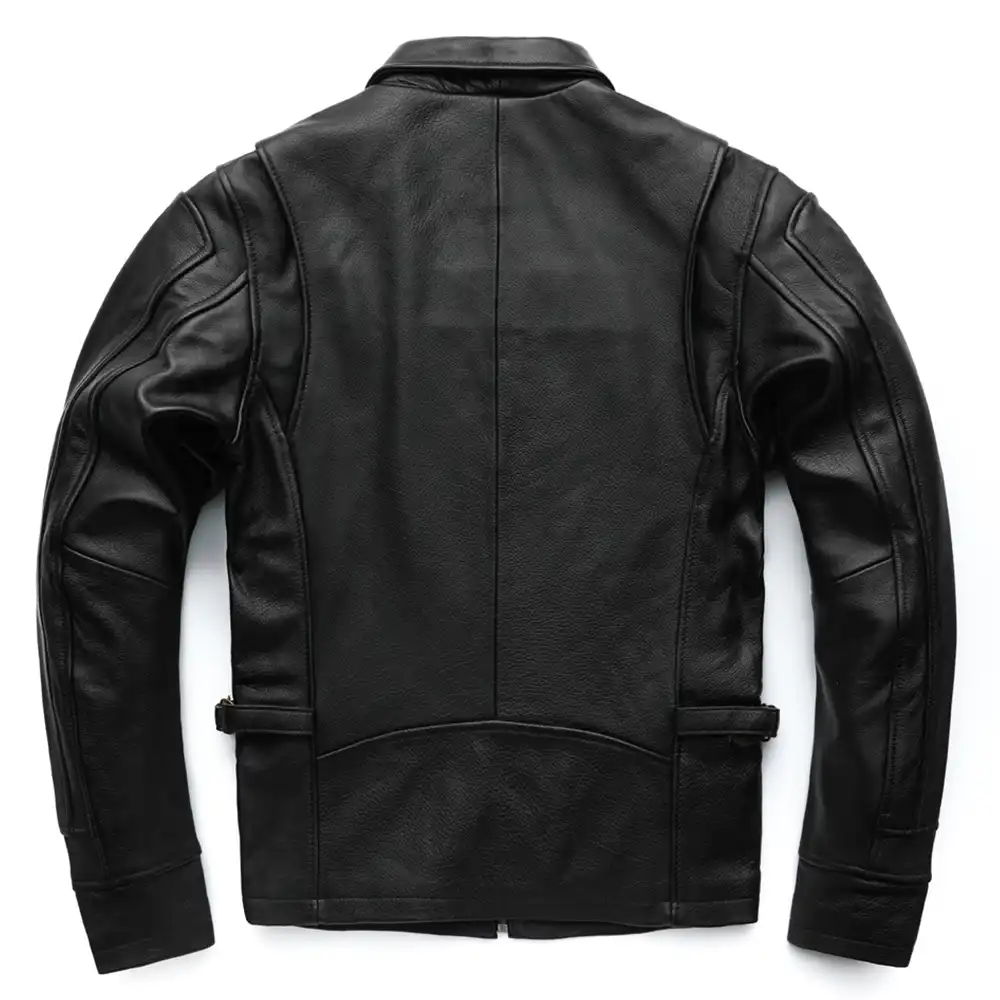 jaqueta de couro masculina vintage