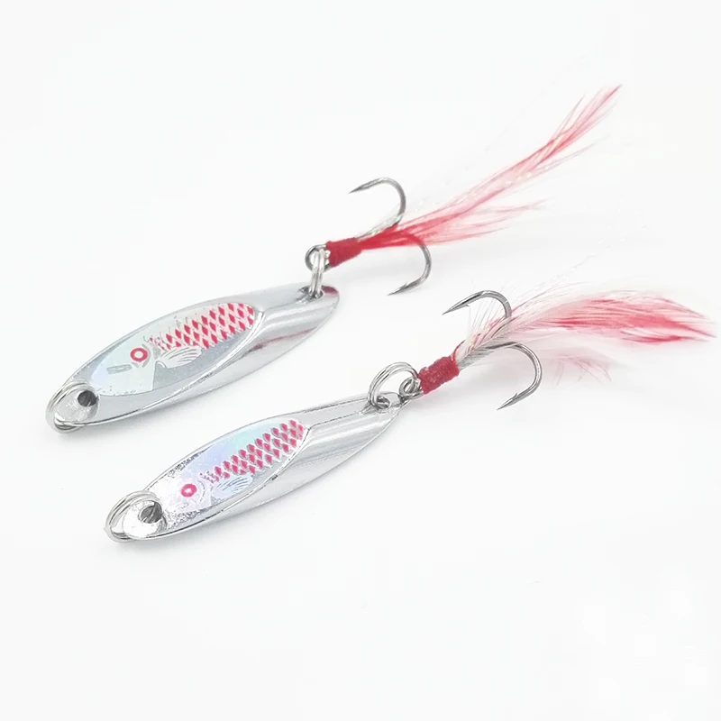 

1 Pcs 7/10/14/21g Artificial Laser Beveled Sequins Sequined Silver Spoon Lure Fishing Baits Sea Lures Tool For Wobblers Spinner