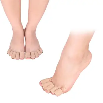 

2Pcs/Set 15cm Toe Separators Fabric Toe Sleeve Protector Thumb Valgus Protector Preventing Blisters Nail Tools Foot Care