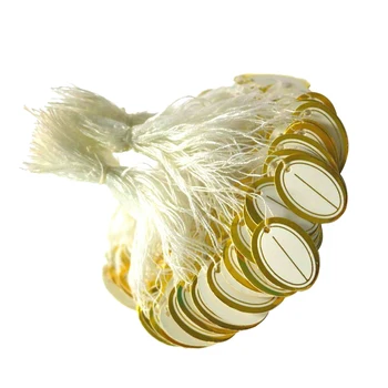 

500Pcs Jewelry Garment Merchandise Brand Label Price Pricing Tags Tie Strung