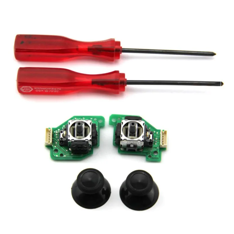 

3D Joystick Cover Buttons Left And Right For Wii U Gamepad L+R Stick Control Board Left And Right Y-shaped Driver Sets