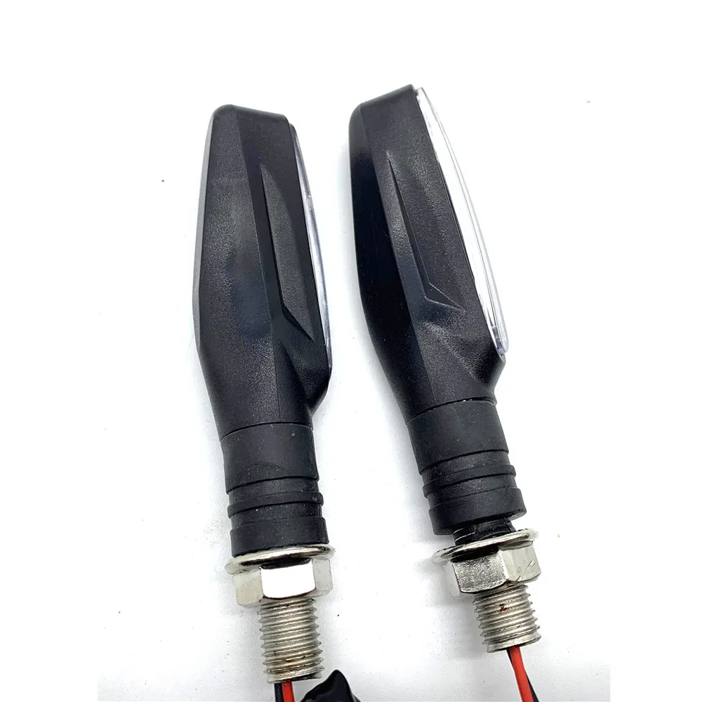 4pcs Motorcycle Turn Signals LED Blinker Flowing Water Flashing Lights Tail Stop Indicators motorcycle turn signal