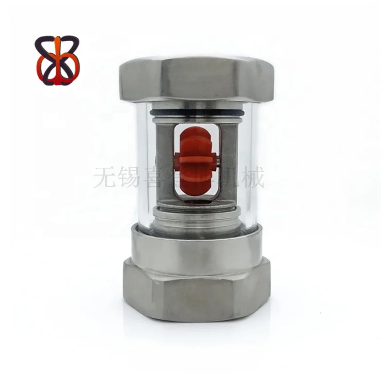 

1 inch tube type water flow indicator 304/316l stainless steel direct through gas flow indicator