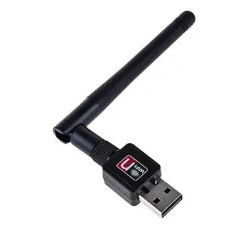 

Small square wireless network card wifi receiving transmitter computer adapter