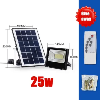 

Solar led Light outdoor Solar Light 25W garden Sensor Timing Solar Lamp outdoor with Remote Waterpro for Plaza Garden Yard