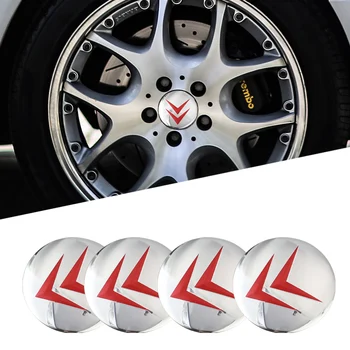 

4Pcs 56mm Car Wheel Sticker Center Hub Caps Decals Decoration For Citroen Xsara Berlingo Celysee Vts C1 C3 C4 C5 C6