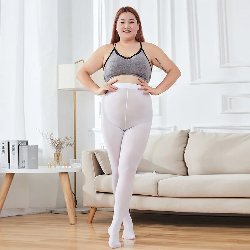 New White Ballet Dance Tights Spring Autumn Plus Size Tight Women Velvet  Tight Breathable Stretchy Stocking Female Pantyhose - AliExpress