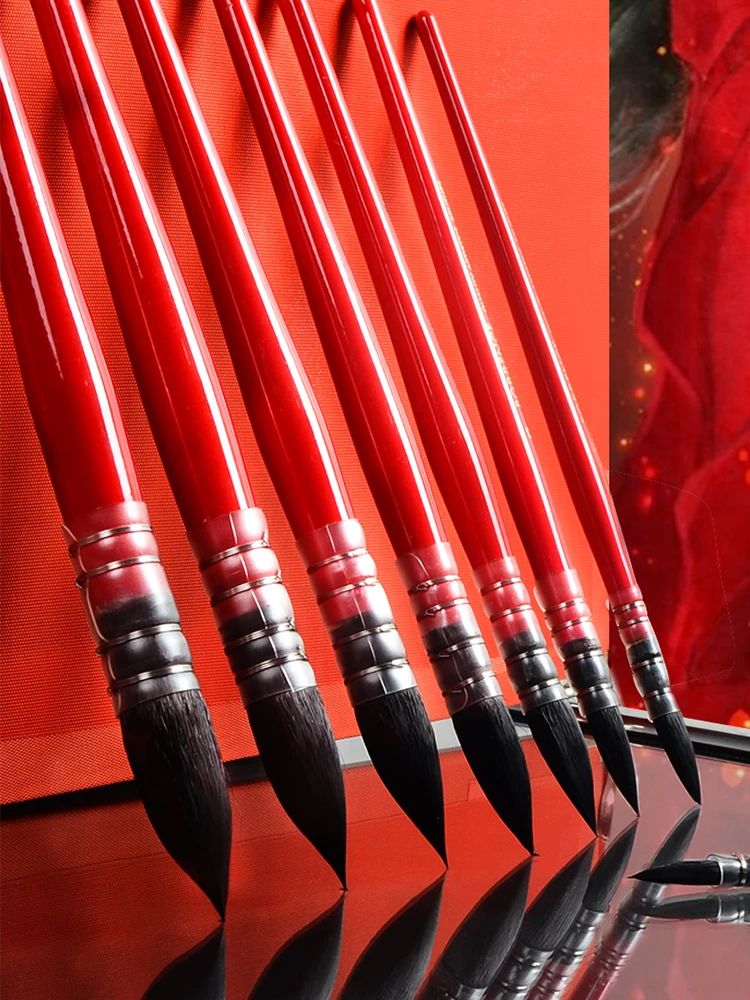 Articsy 4/6/9Pcs Art Watercolor Paint Brush High Quality Pointed