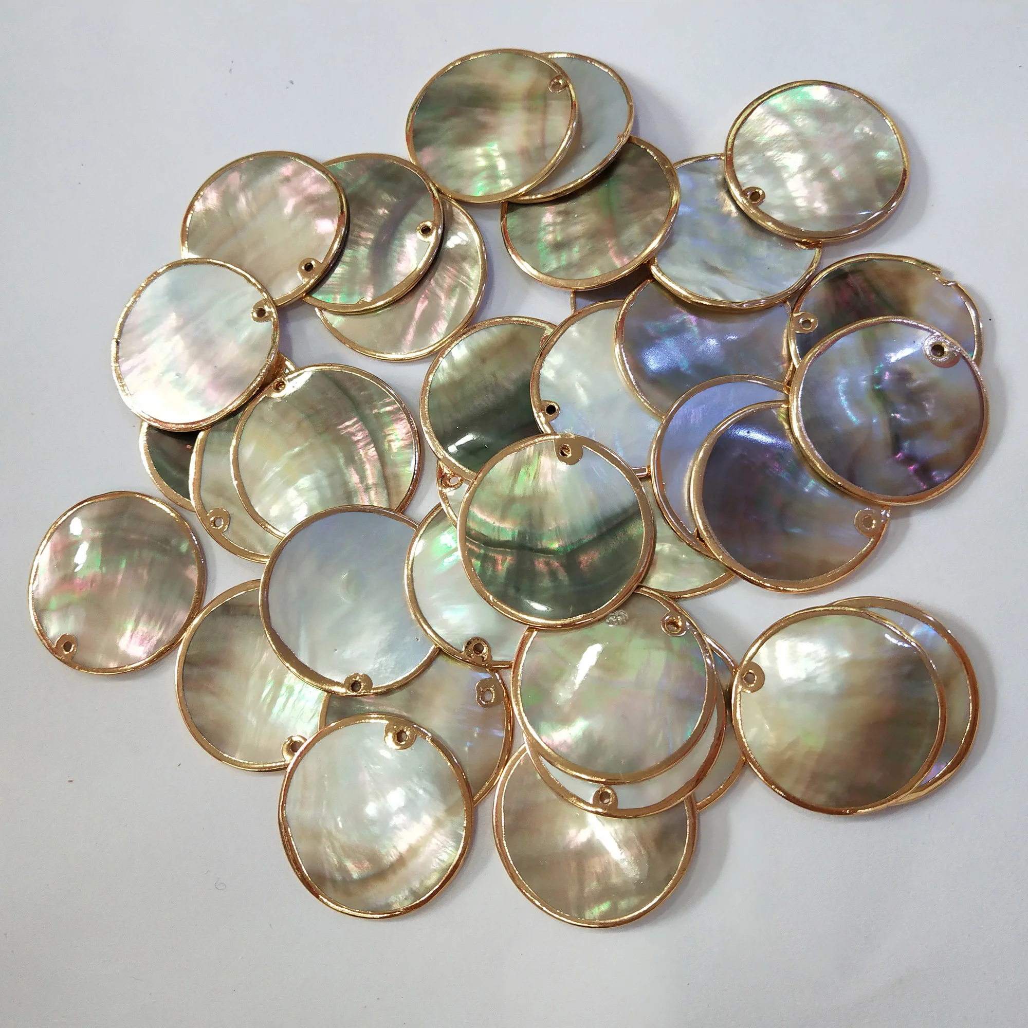 

Fashion Shell Pendant Natural Mother of Pearl Shell Charms Pendants For DIY Jewelry Making Neckalce Earring Accessories