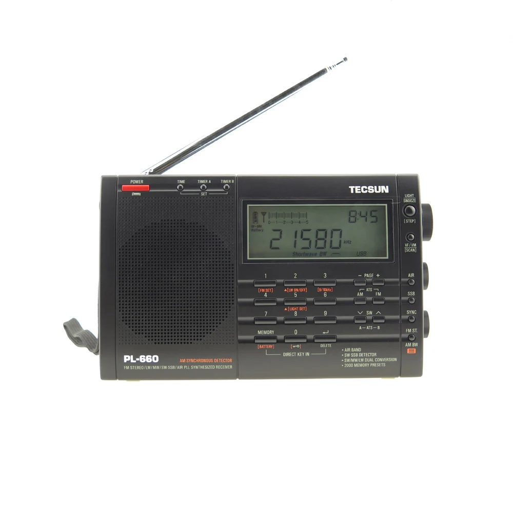 TECSUN PL-660 Radio Receiver Original Back Stand << BLACK >> 