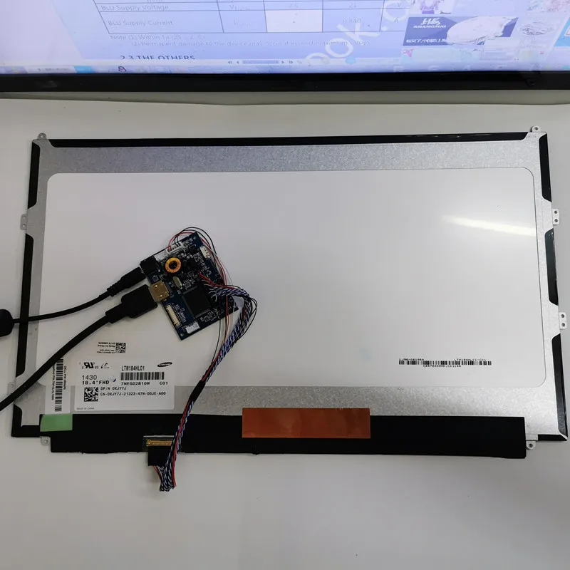 controlador lcd para 18.4 polegadas ltm184hl01 1920*1080
