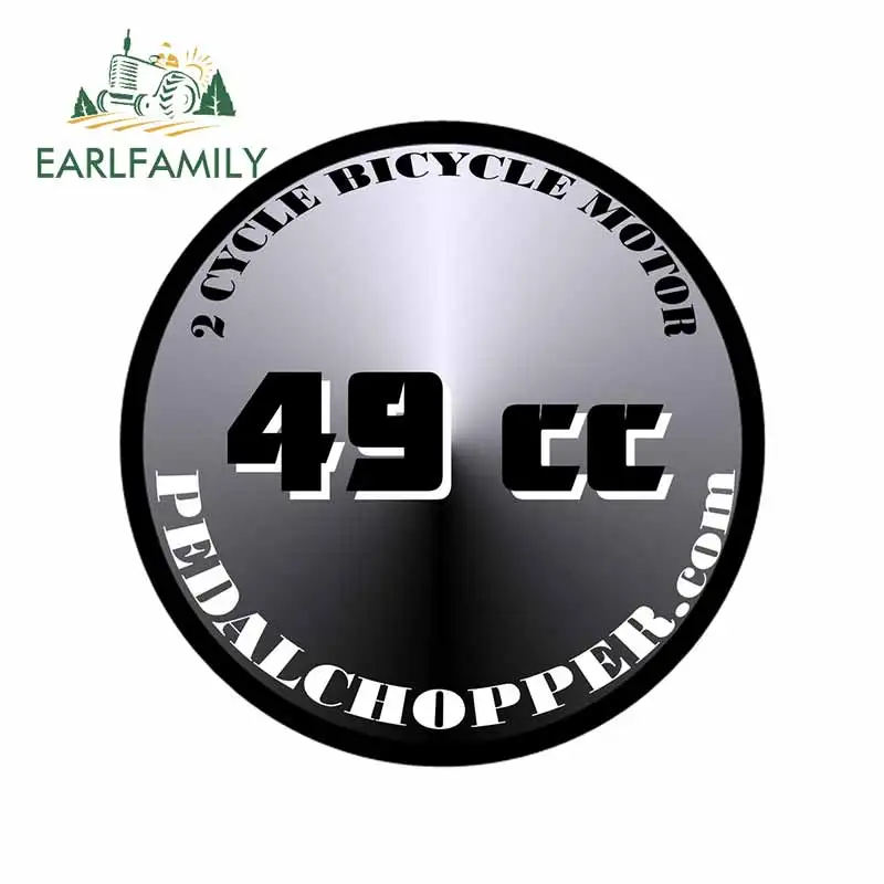 Earlfamily 13Cm X 12.9Cm Per Round Silver 49Cc Adesivi Per Auto Cartoon Van Decal Moto Tronco Paraurti Parabrezza Vinile Car Wrap