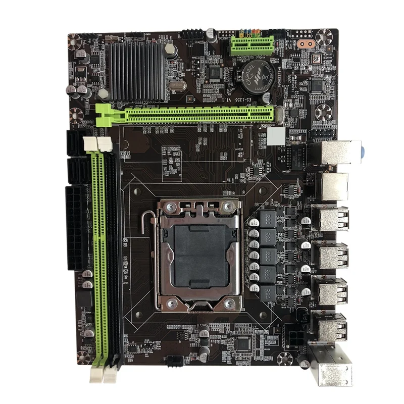 X79 материнская плата LGA 1356 DDR3 Поддержка 2X объемом до 32 GB памяти E5 2430L 2440L 2450 2470 для