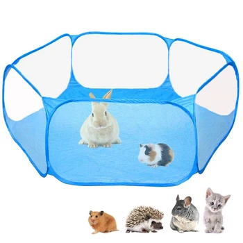 

Pet Playpen Portable Pop Open Indoor/Outdoor Small Animal Cage Tent Fence For Hamster Chinchillas And Guinea-Pigs Drop Shipping