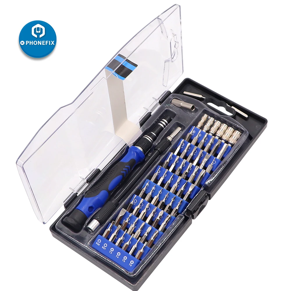 

80 IN 1 Precision Screwdriver Kit with 56 Magnetic Screwdrivers for iPhone Cell Phone Computer Laptop Tablet PC Disassembly Kit