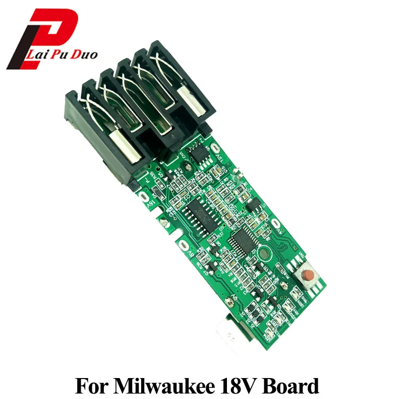 Для Milwaukee 18V M18 Li Ion сменная плата Электроинструмент литиевая батарея Защита
