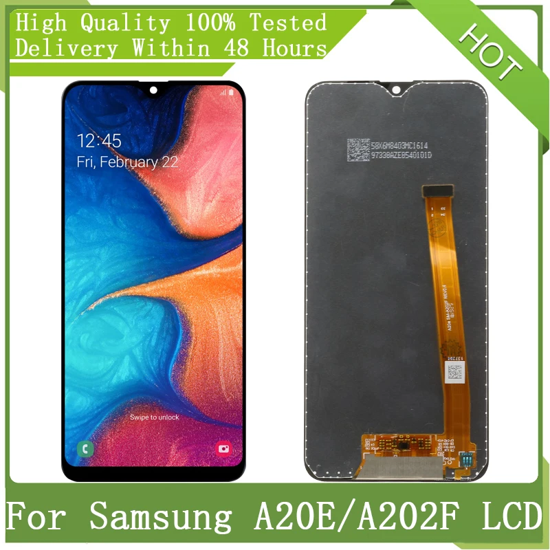 ЖК-дисплей 5 8 ''Super AMOLED для Samsung Galaxy A20e A202 A202F A202DS сенсорный экран дигитайзер в
