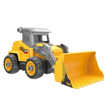 

2.4G RC Take Apart Remote Dump Truck,Assembly Toy Bulldozer Constructions Truck Building Vehicles DIY Toys Car