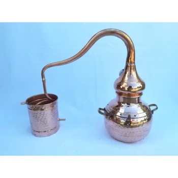 

5 Ltr Alembic traditional copper Distiller Plants aromatic essence oils