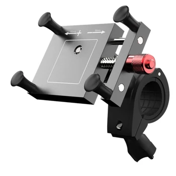 

Motorcycle And Bicycle Cell Phone Holder Cnc Aluminum Universal Adjustable Phone Mount Smartphone Holder Bike Handlebar Phone Ho