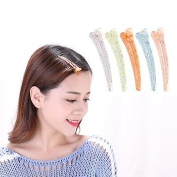 

12pcs Plastic Salon Styling Hair Clips Bangs Clip High Gloss Anti Slip Hairpin Hair Hairstyle Styling Tool Accessories