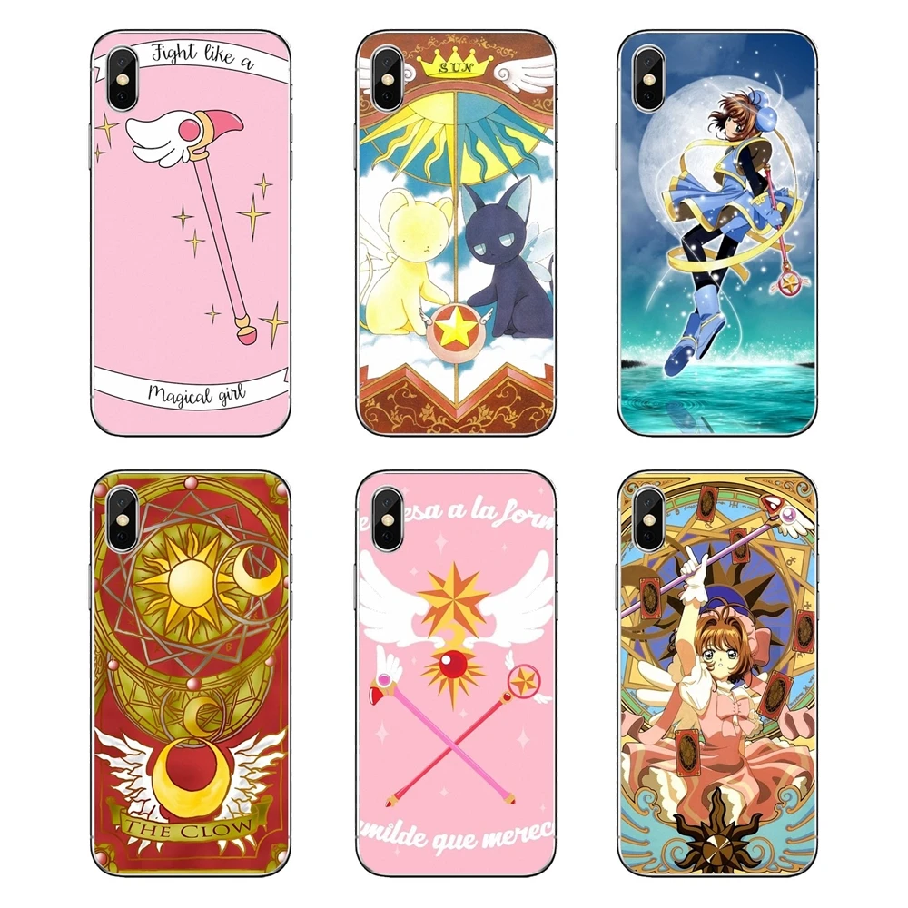 For Xiaomi Redmi 4X S2 3S Note 3 4 5 6 6A Por Pocophone F1 Mi Transparent Soft Shell Covers cardcaptor sakura | Мобильные телефоны