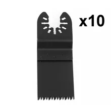 10 pás de oscilação multi ferramenta viu lâmina de madeira cortador de metal para fein 90*35mm dentes grosseiros lâmina de serra para a equipe de construção
