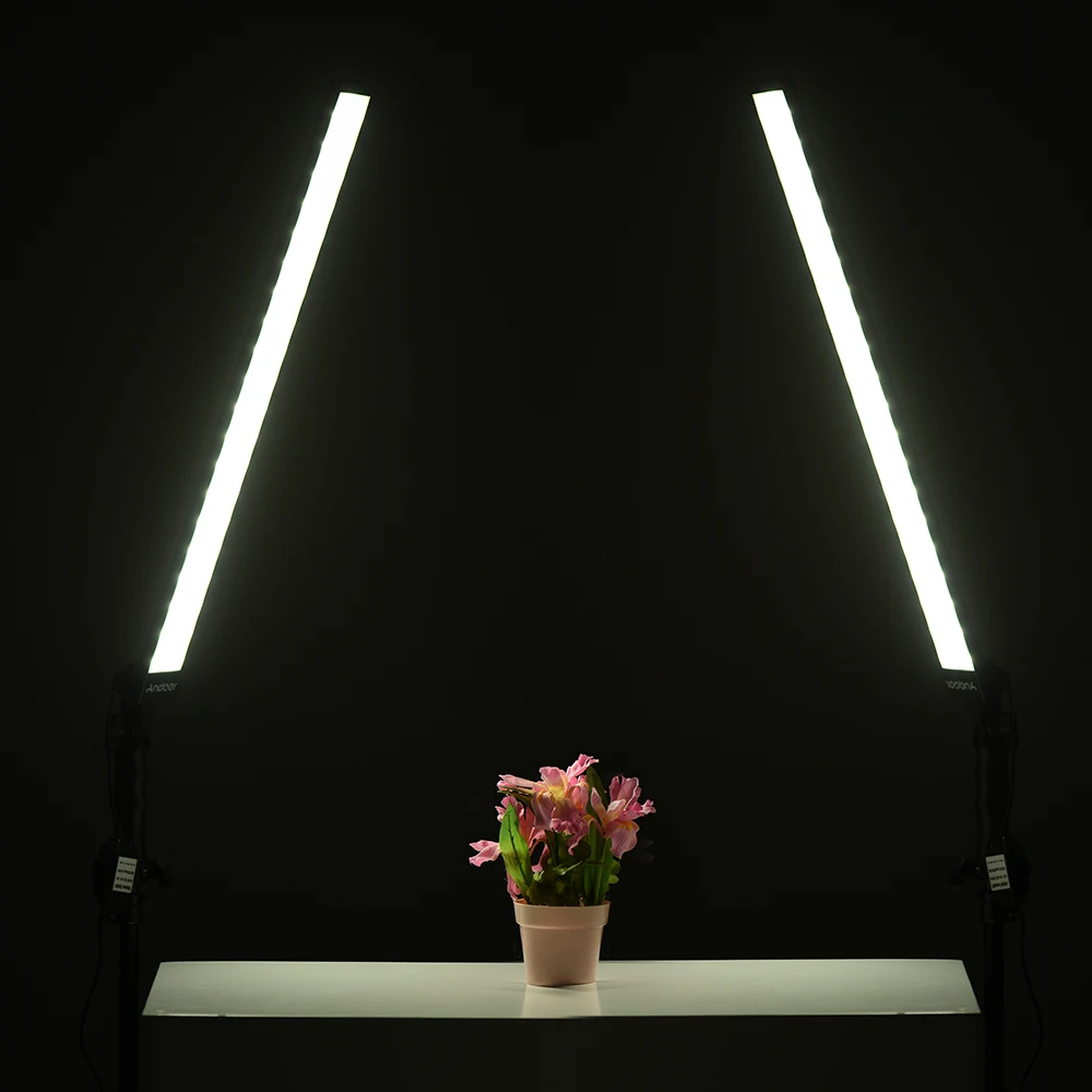 

Andoer Photography Studio LED Lighting Kit Dimmable LED Video Light Handheld Fill Light with Light Stand for Photography