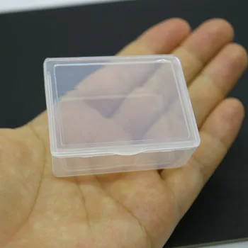 

50pcs/lot Parts Box Accessories Box Finishing Box Storage Box Screw Small Box Plastic Box Square Box Transparent Box Sample Box