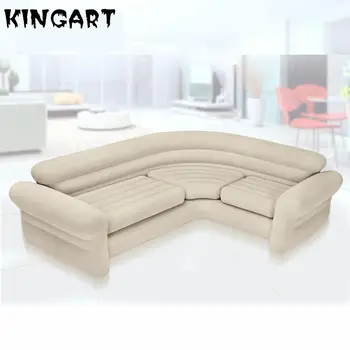 

Large Luxury Double Inflatable Sofa Corner Princess Sofa Lazy Sofa Bed Reclining Chair Inflatable Sofa Outdoor Air Furnitures 13