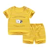 Casual Kids Clothes 2 Piece Set Clothing Green Cool Boy T-shirt + Shorts Clothing Boys Tracksuit Children Baby Clothes ► Photo 2/6