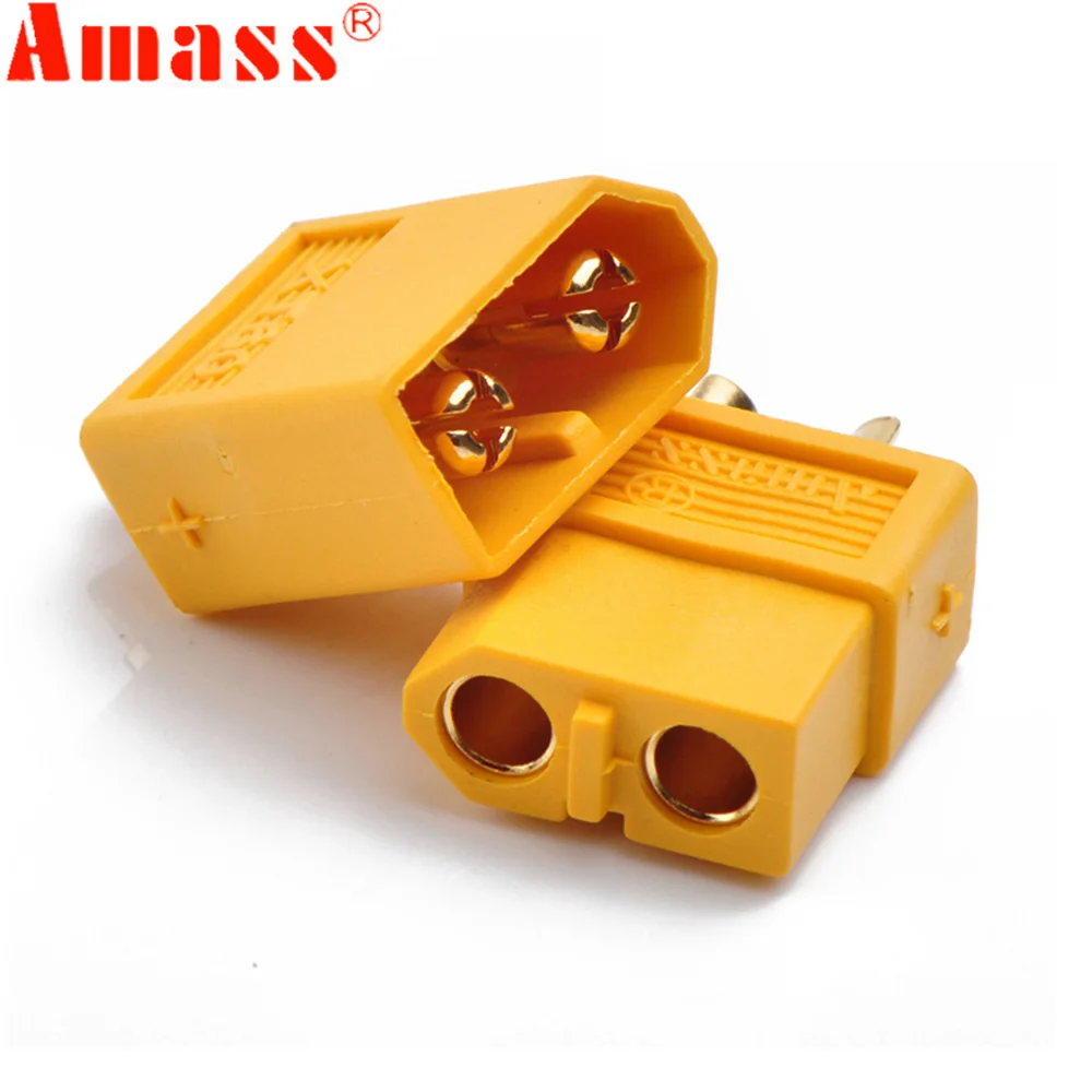 100 шт AmassXT60 XT-60 мужской женский интерфейс пулевые соединители для RC автомобиля Lipo